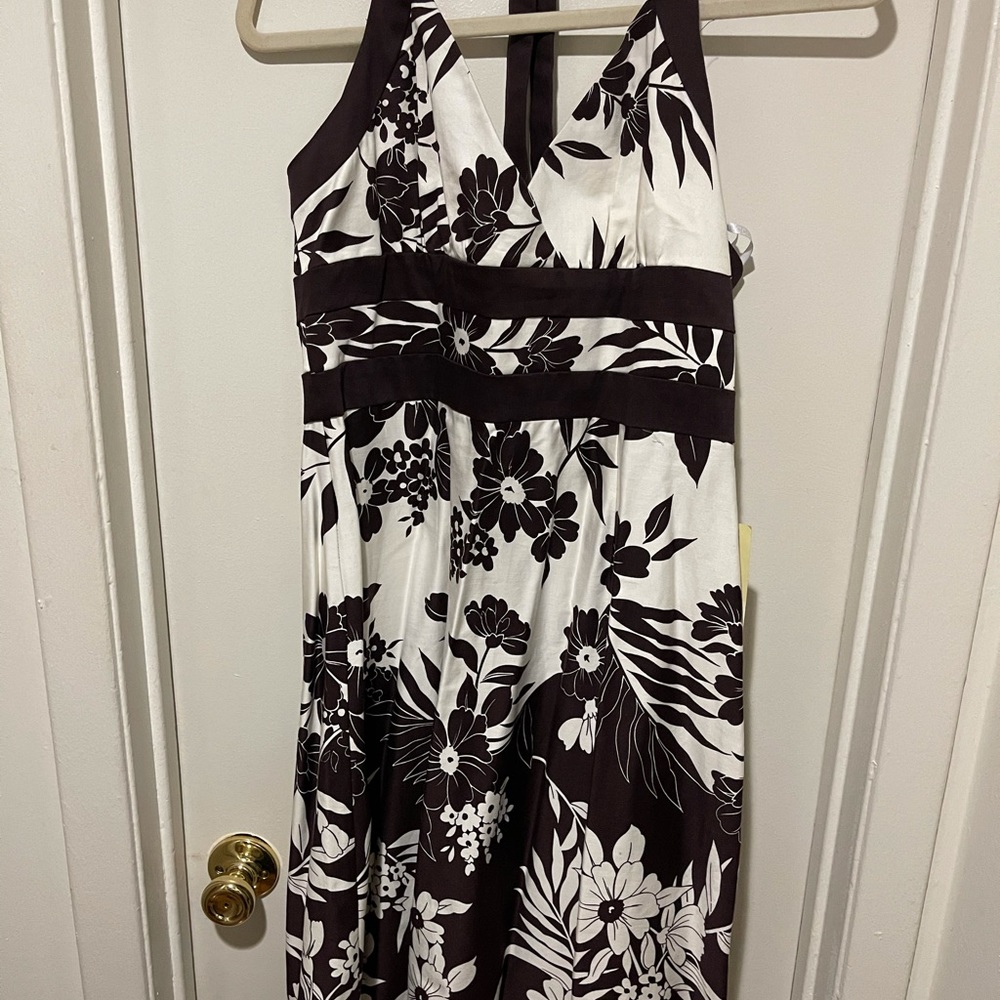 Brown Halter Sun Dress